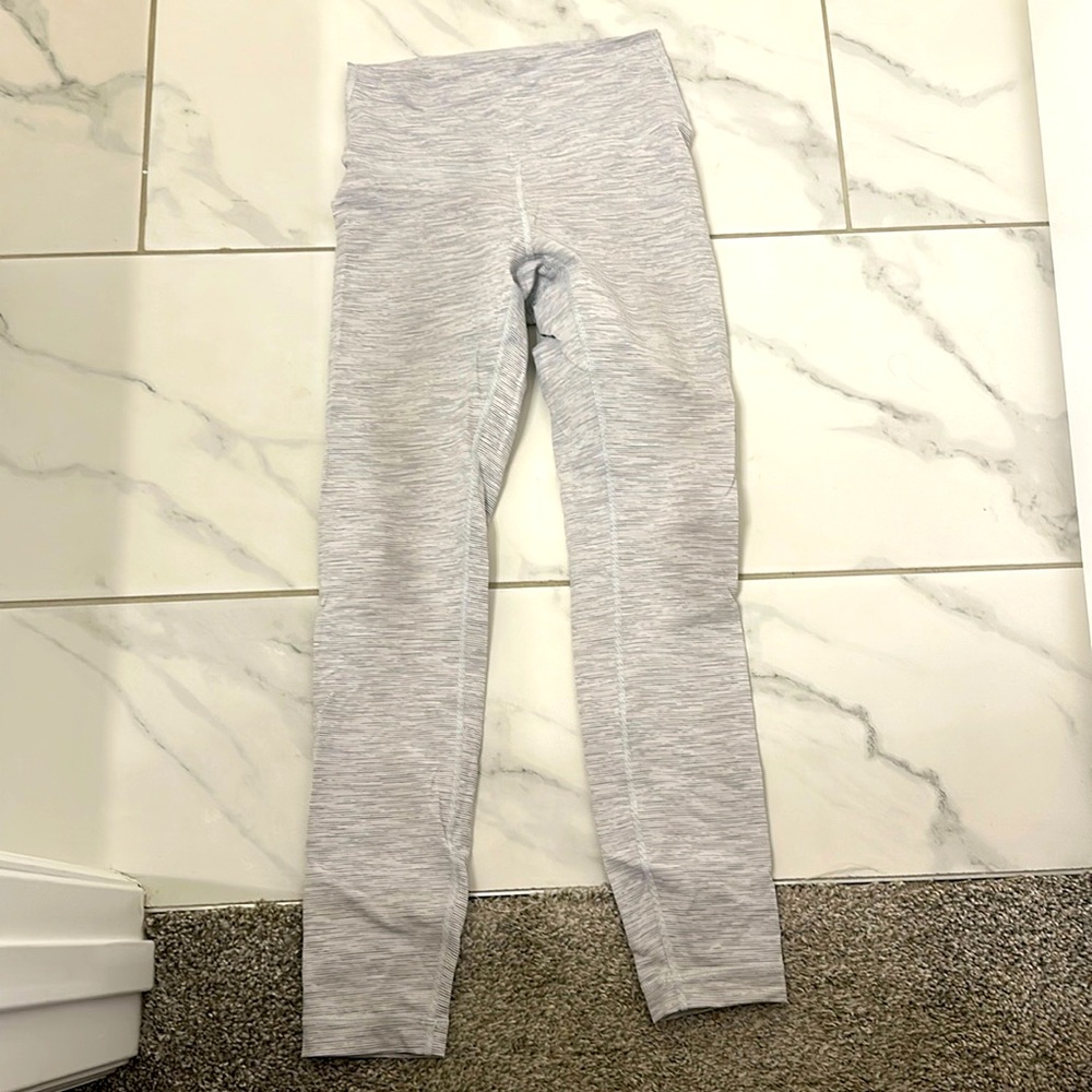 Original lululemon  align white & grey 7/8 leggings